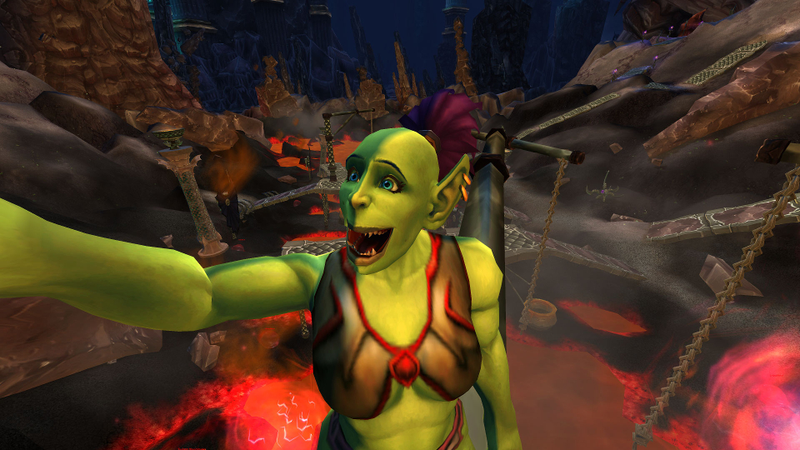 Illustration for article titled Fifteen Great World of Warcraft Selfies